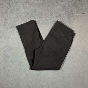 Prana Breathe Jeans Women's 33 Black Straight Fit Comfort Pants #2284